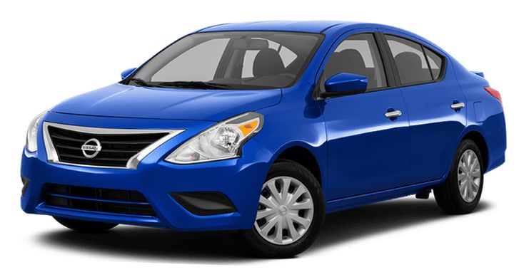 Blue Nissan sedan